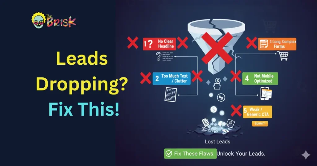 landing page optimization, lead gen mistakes