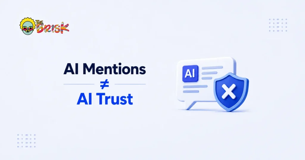 AI Mentions Don't Mean AI Trust
